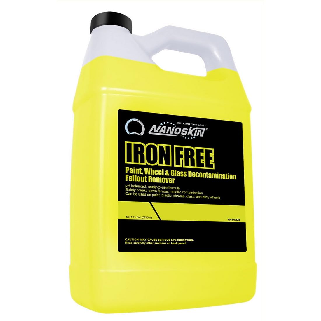 Nanoskin Iron Free Paint, Wheel And Glass Decontamination Fall Out Remover 1 Gallon - Removes Iron Particles In Car Paint, Motor