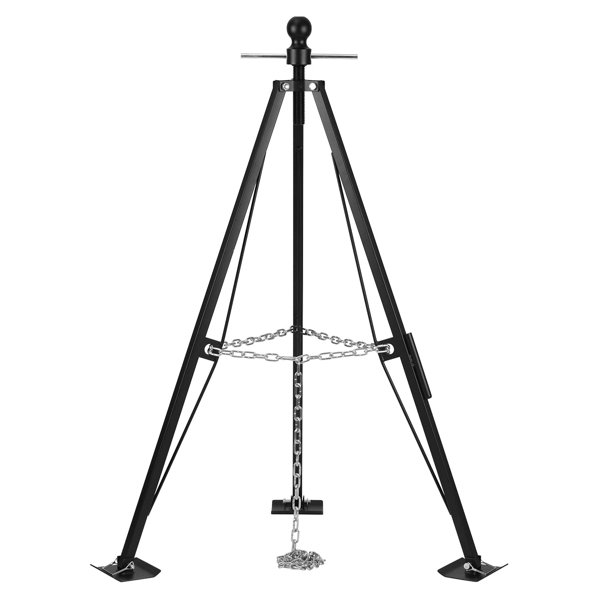 A-Karck Gooseneck Tripod Stabilizer For 5Th Wheel Or Trailer, Fifth Wheel Adjustable Tripod Stabilizer With 7500Lb Load Capacity