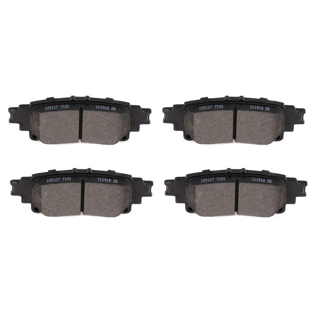Cciyu D1391 Ceramic Rear Brake Pad Set Fit For 10-15 For Lexus Rx350,10-15 For Lexus Rx450H,14- For Toyota For Highlander,16-18