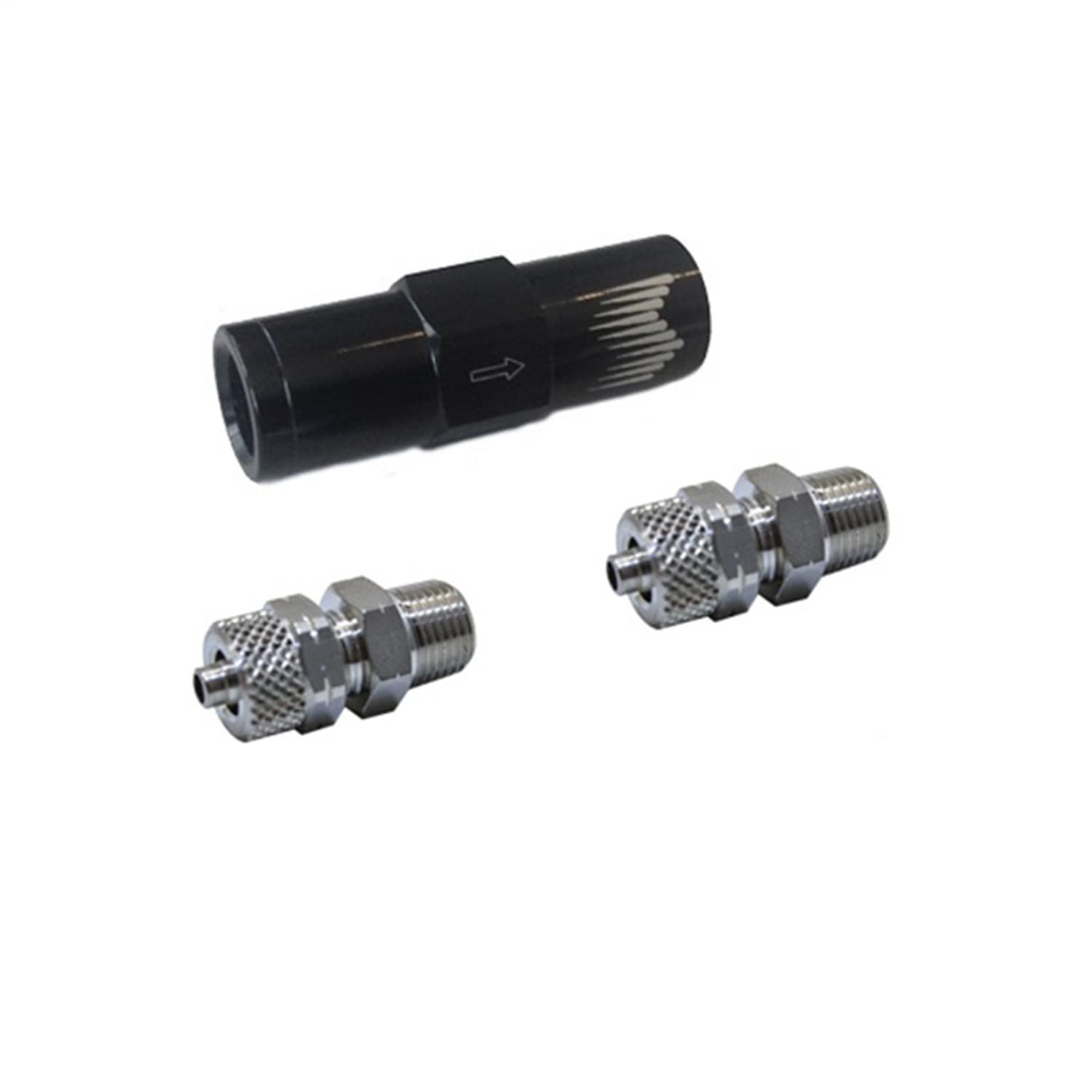 Snow Performance High Flow Water-Methanol Check Valve Quick-Connect Fittings (For 1/4In. Tubing)