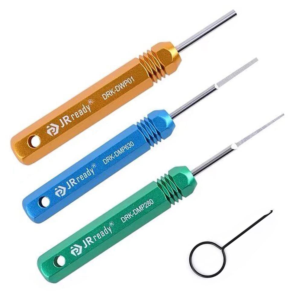 Jrready St5211 Pin Removal Tool Kit For Weather Pack Metri Pack Series Connector Harness Terminals And Connector Crimp Pin Etc E