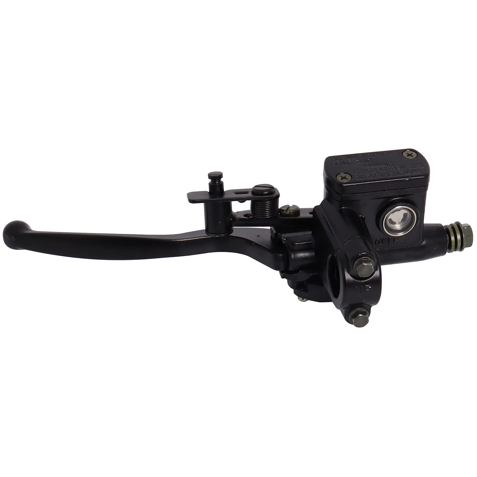 Poweka New 50cc 70cc 90cc 110cc 125cc 150cc 200cc 250cc Kids ATV Dirt Bike Left Hand Hydraulic Brake Master Cylinder with Handle