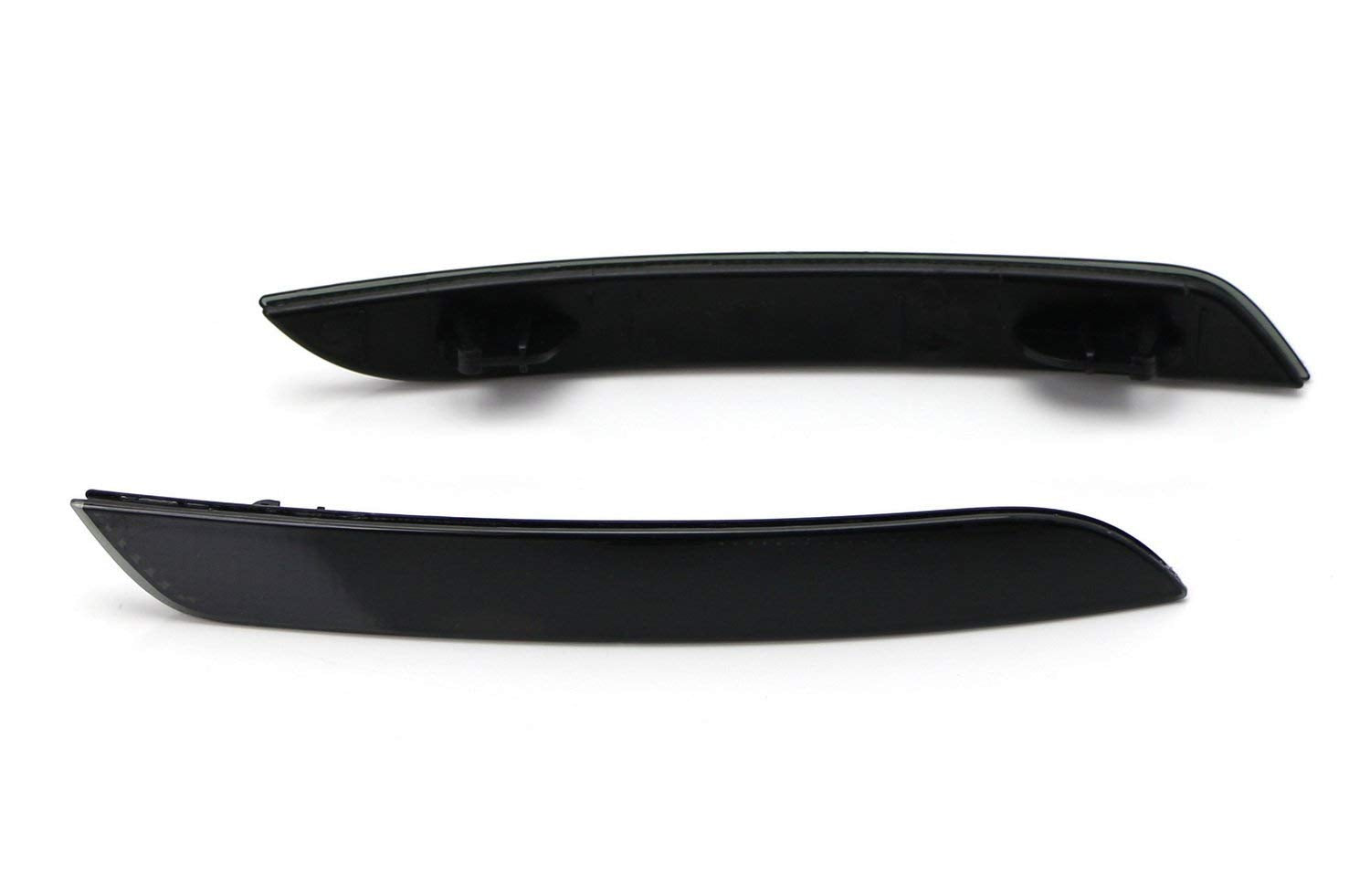 Ijdmtoy Smoked Lens Rear Bumper Reflector Lenses Compatible With 2013-2015 Pre-Lci Bmw F30 F31 F32 F33 3 4 Series Regular Bumper, Oe-Spec Lh Rh Assembly (Will Not Fit Gt Gc, Sports Bumper Or M3/M4)