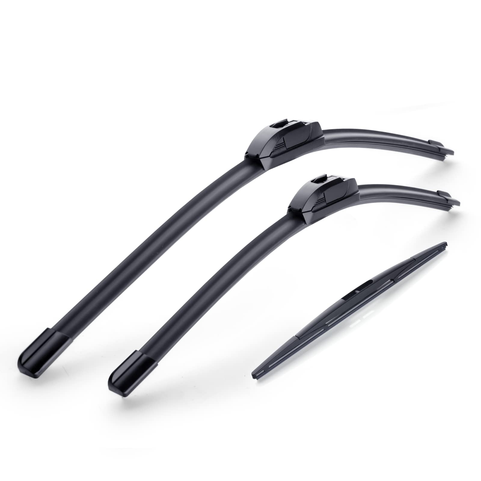 3 Wipers 26''/17''/14'' Replacement For Honda Crv 2011 2010 2009 2008 2007(Set Of 3), 26 Inch+17 Inch Windshield Wiper Blades Wi