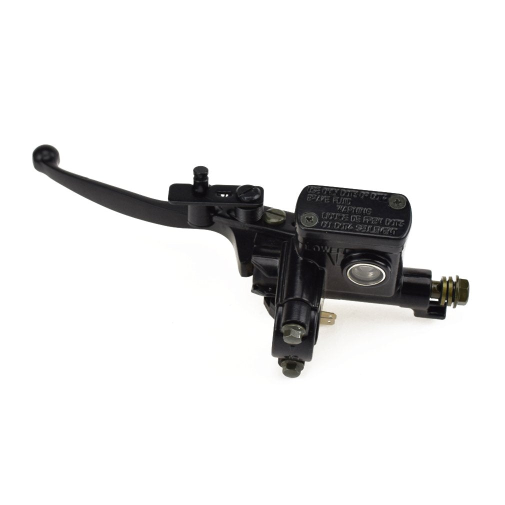 Left Brake Master Cylinder Lever For 110Cc 90Cc 50Cc Peace Eagle Cool Sports Coolster 3050A 3050Ax 3050B Tao Tao Loncin Sunl Dino Helix Kazuma Meerkat 50Cc Falcon 90Cc Redcat 110Cc Chinese Atv Quad