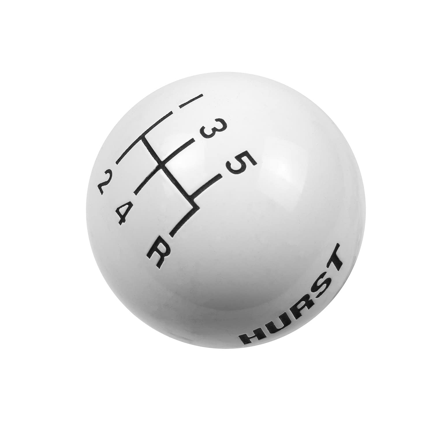Hurst 1630025 White 5-Speed Replacement Shifter Knob