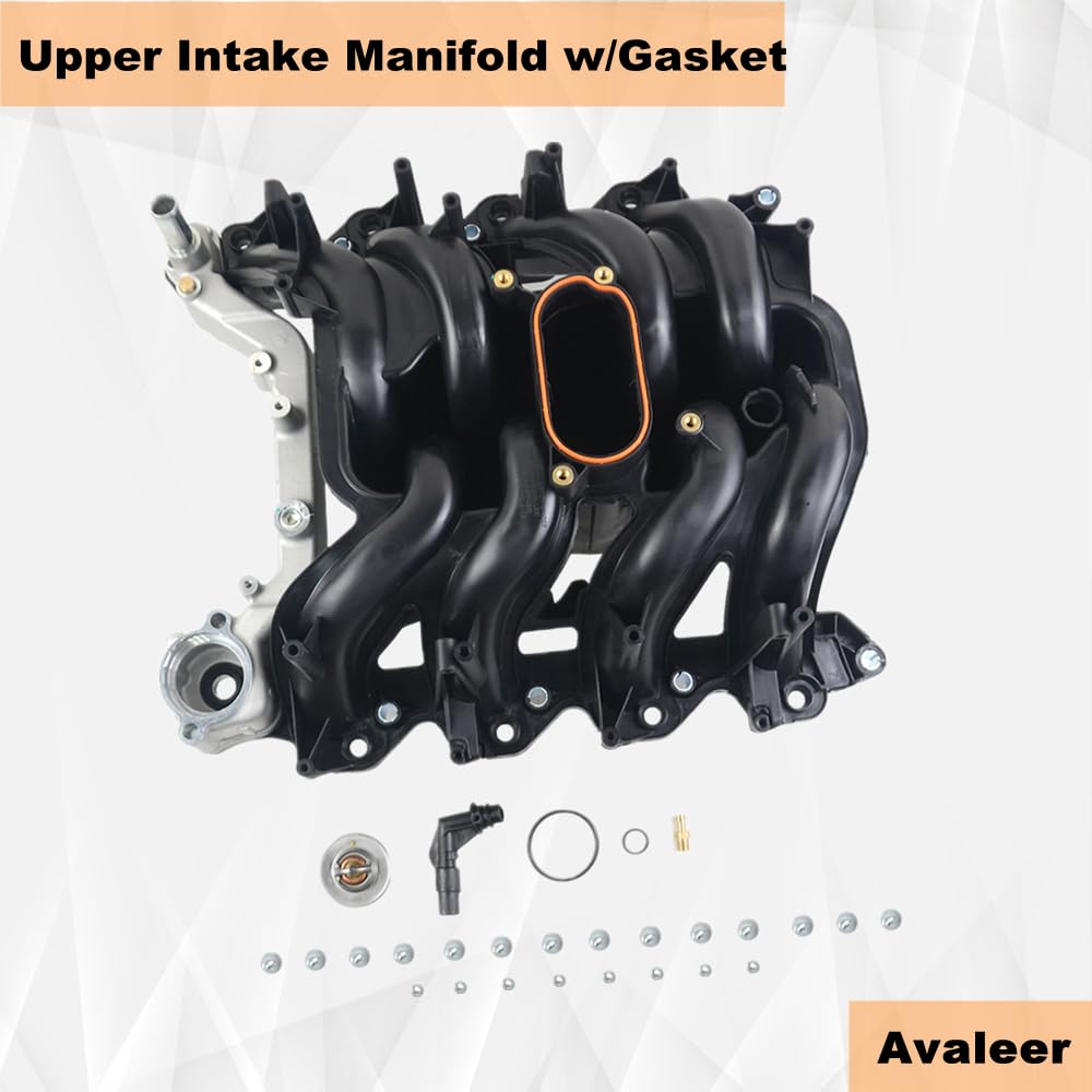 615-188 Upper Intake Manifold w/Gaskets Replacement for 2000-2003 Fo-rd E150 E250 E350 E450 Van V8 5.4L Excursion Expedition F15