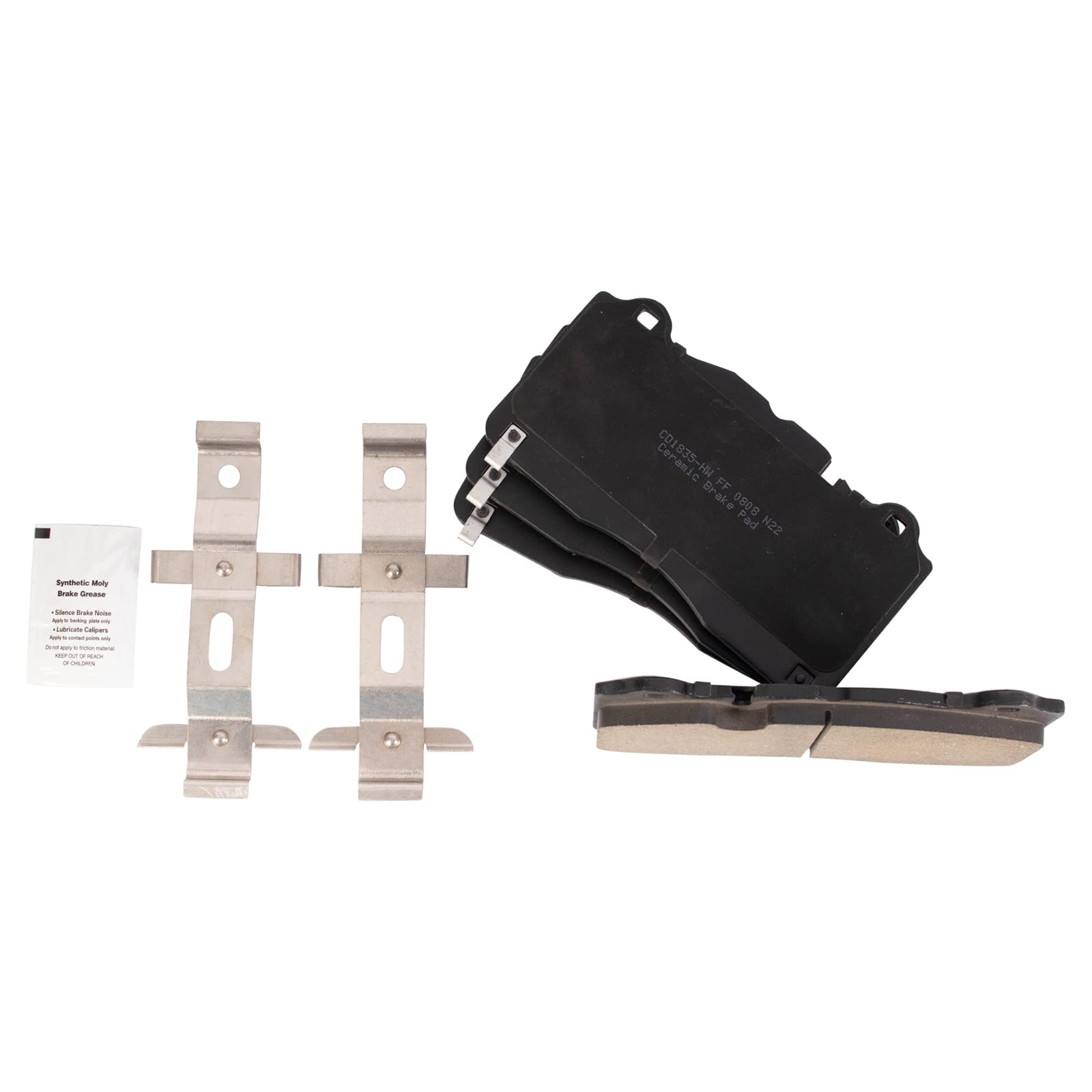 TRQ Front Brake Pads Ceramic Compatible with 2016-2019 Cadillac CTS