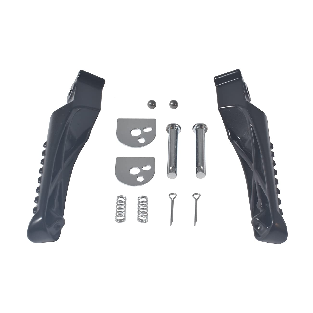 SJVLXHI Foot Pegs Footrest Bracket Set Assembly for Coleman BT200X CT200U Trail 200 CT200U-EX CT100u Trail 100 196cc 6.5hp Power