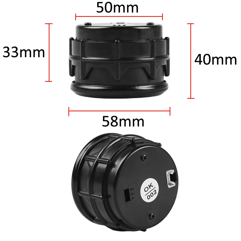 Esupport Universal Car Motor 2'' 52Mm Digital Blue Led Light Display Oil Temp Temperature Gauge Meter Fahrenheit F