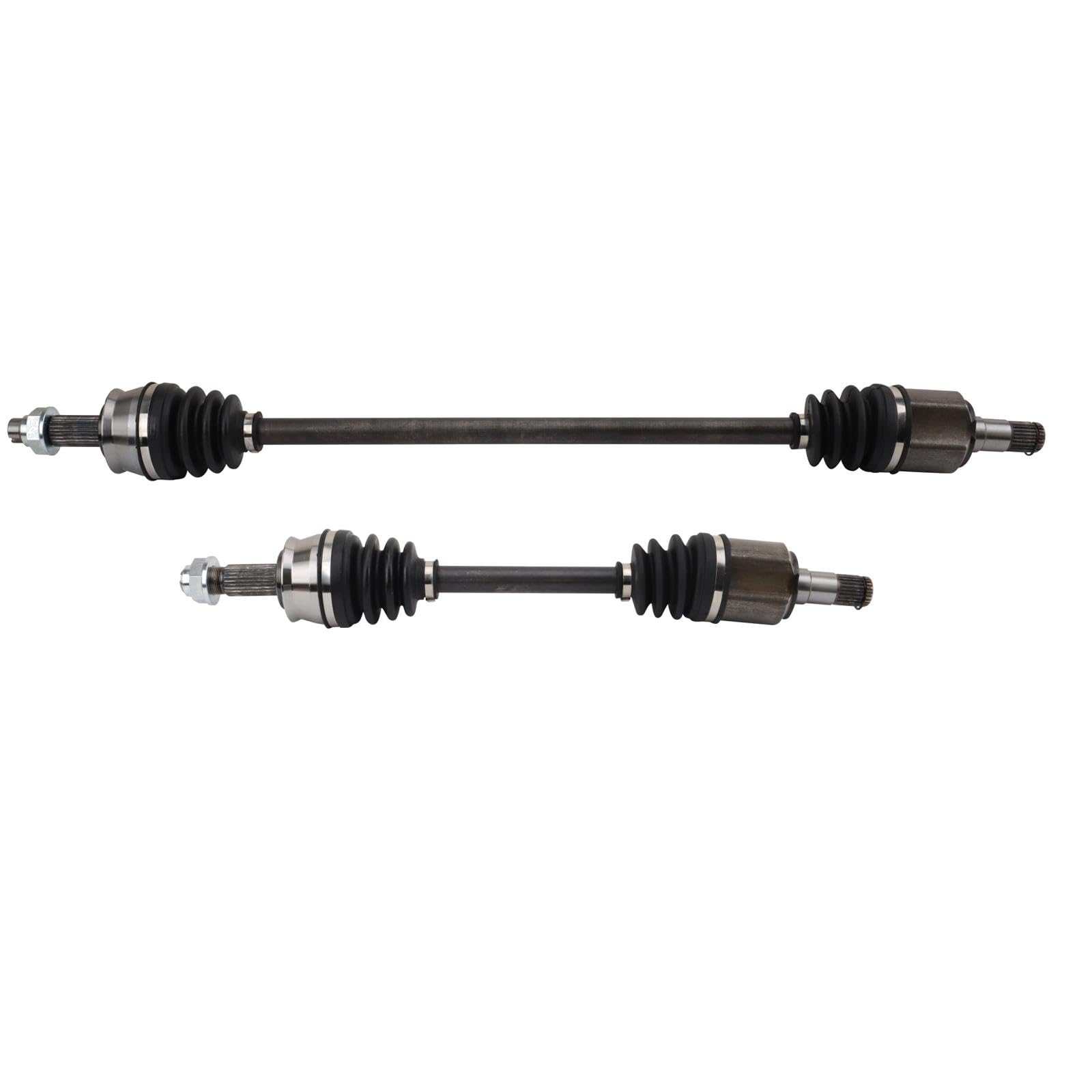 TRQ Front CV Axle Shaft Assembly Set Compatible with 2012-2016 Fiat 500