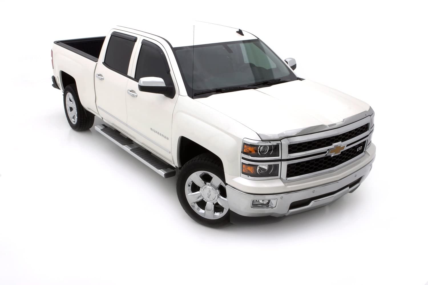 Auto Ventshade [Avs] Aeroskin / Hood Protector | Fits 2014 - 2015 Chevrolet Silverado 1500, 1 Pc. | Chrome - 622062