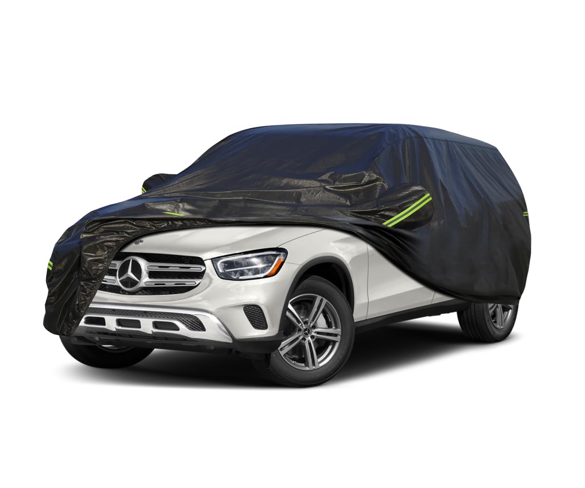 Koukou Waterproof Suv Car Cover Suitable For Mercedes Benz Glc 300 350 From 2015 To 2025, 7 Layers Windproof All Weather Waterpr