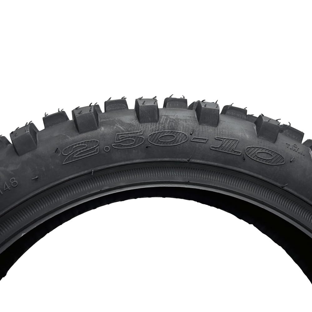 Mmg Knobby Mini Dirt Bike Tire 2.50-10 Front Or Rear Off Road Motorcycle Motocross