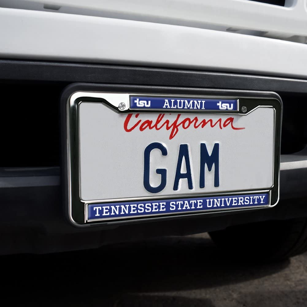 Tennessee State University Alumni Logo Full Size Standard License Plate Metal Frame