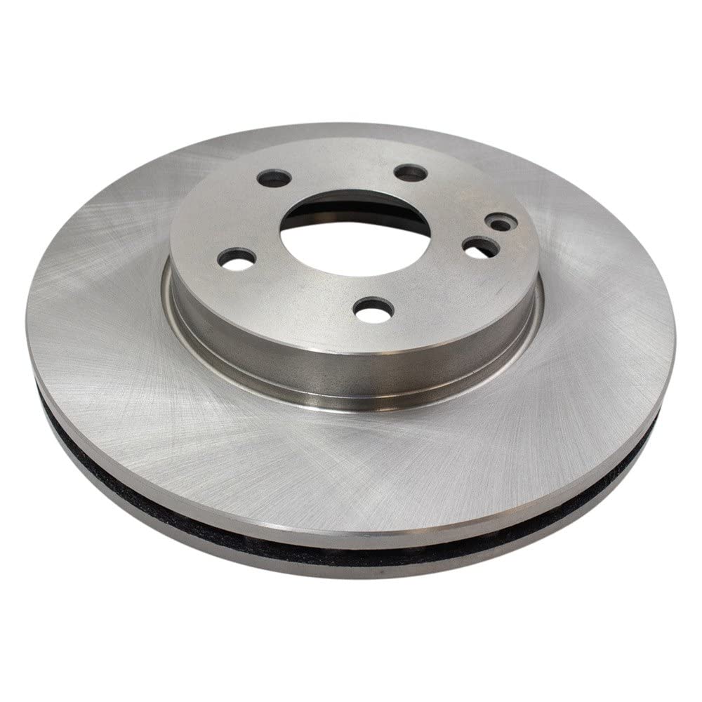 Trq Front Brake Rotors Set Vented Compatible With 2003-2009 Mercedes-Benz E320 2006-2009 E350