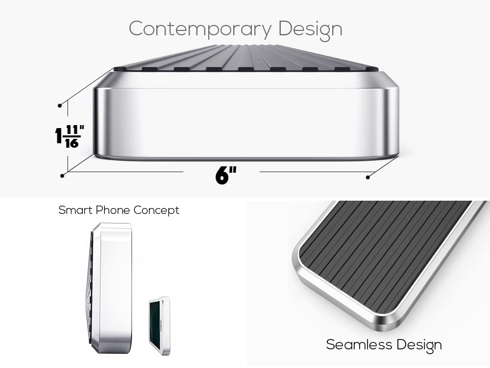 APS (304 Stainless Steel Polished Silver 6 inches Running Boards Nerf Bars Side Steps Compatible with Ford F150 2015-2025 Regula