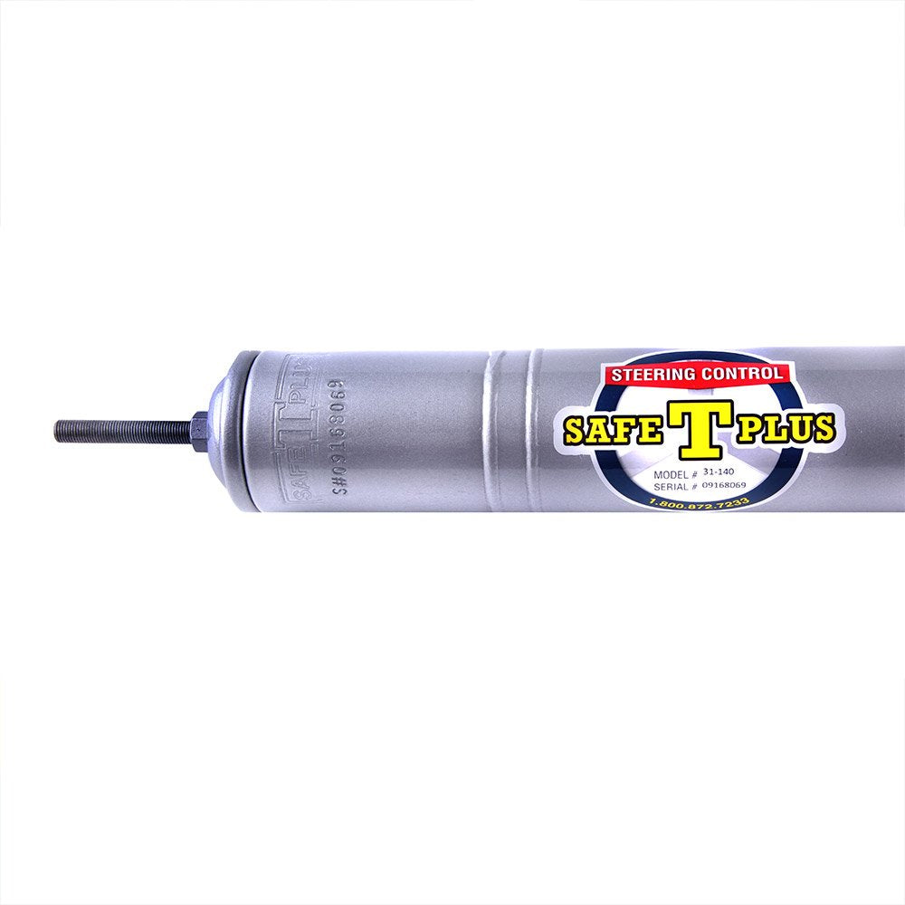 Safe-T-Plus Rv Steering Stabilizer 31-140 Silver (Rv Steering Stabilizer, Rv Steering Control, Rv Safety, Truck Steering Stabili
