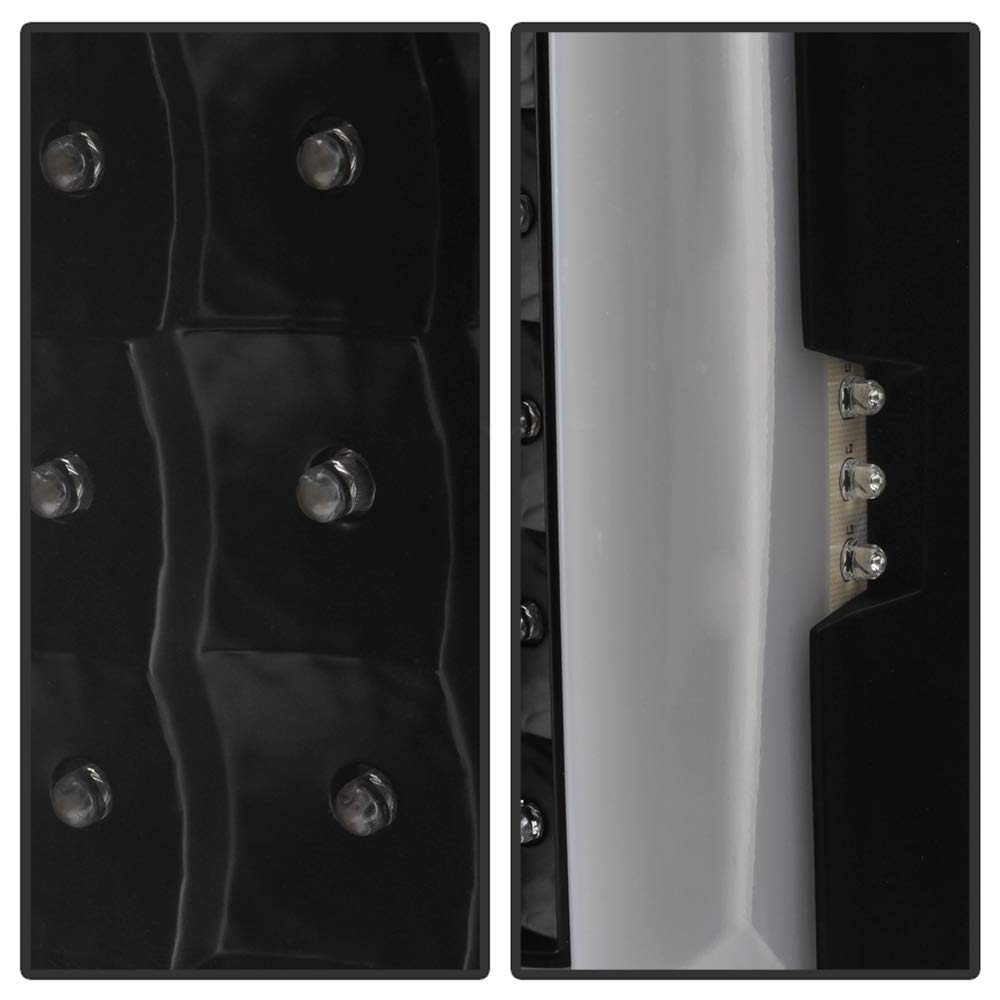 Acanii - For [Light Bar Design] 2005-2015 Toyota Tacoma Pickup Black Housing Led Tail Lights Brake Lamps Set Left+Right