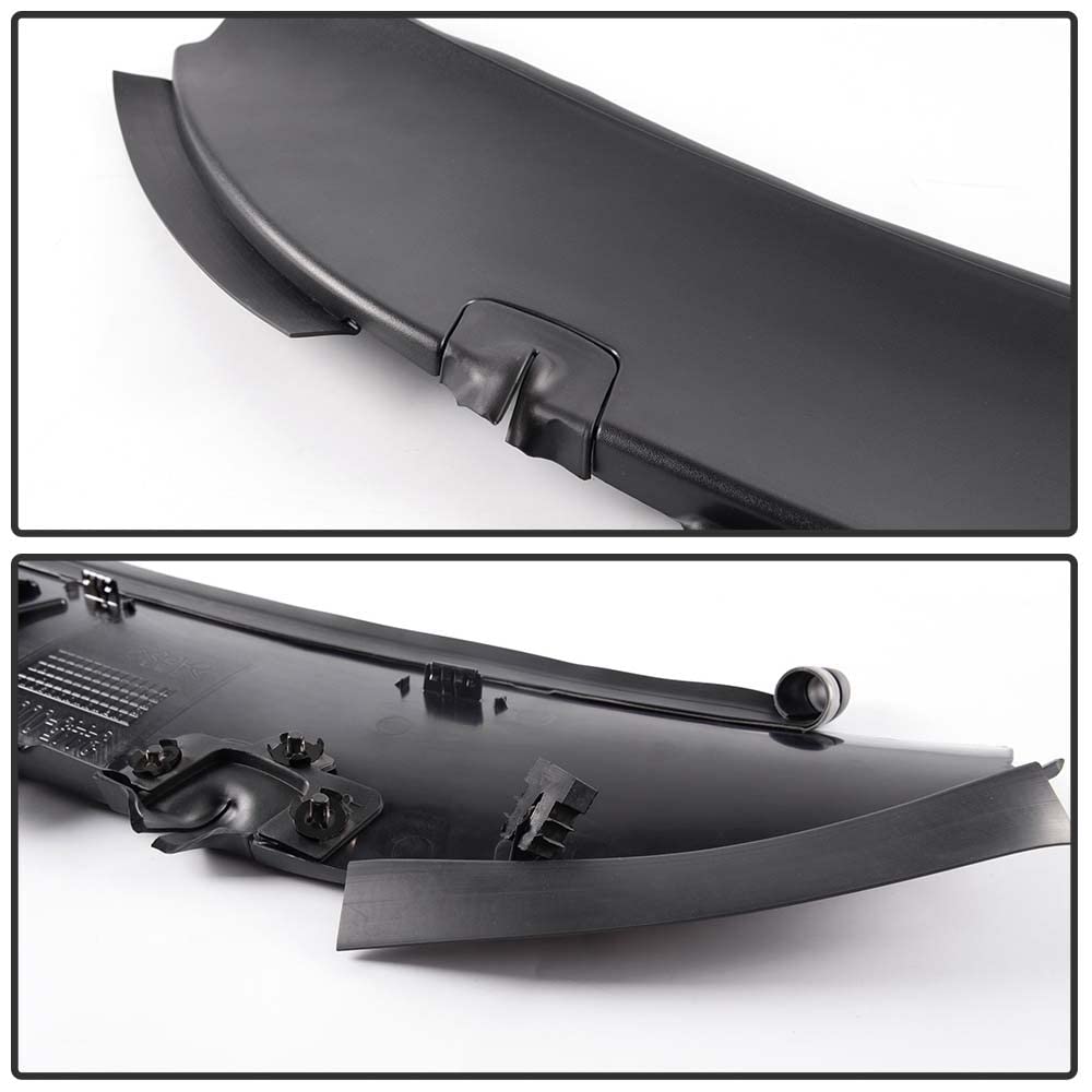 Pit66 2Pcs Windshield Wiper Cowl Vent Grille Grills Panel Hood Compatible With 99-04 Ford Mustang Gt Svt