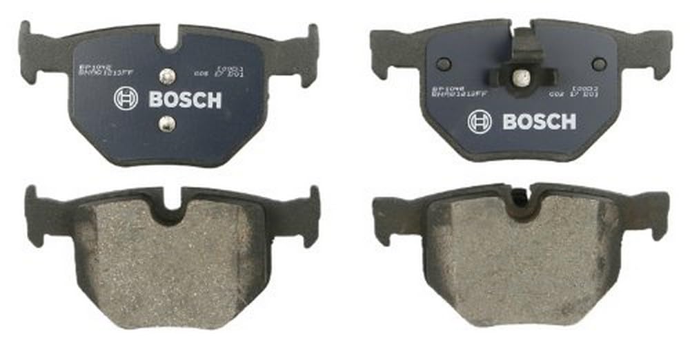 Bosch Bp1042 Quietcast Premium Semi-Metallic Disc Brake Pad Set - Compatible With Select Bmw 525I, 528I, 528I Xdrive, 528Xi, 530I, 530Xi, 535I Xdrive, 535Xi, X5, X6; Rear