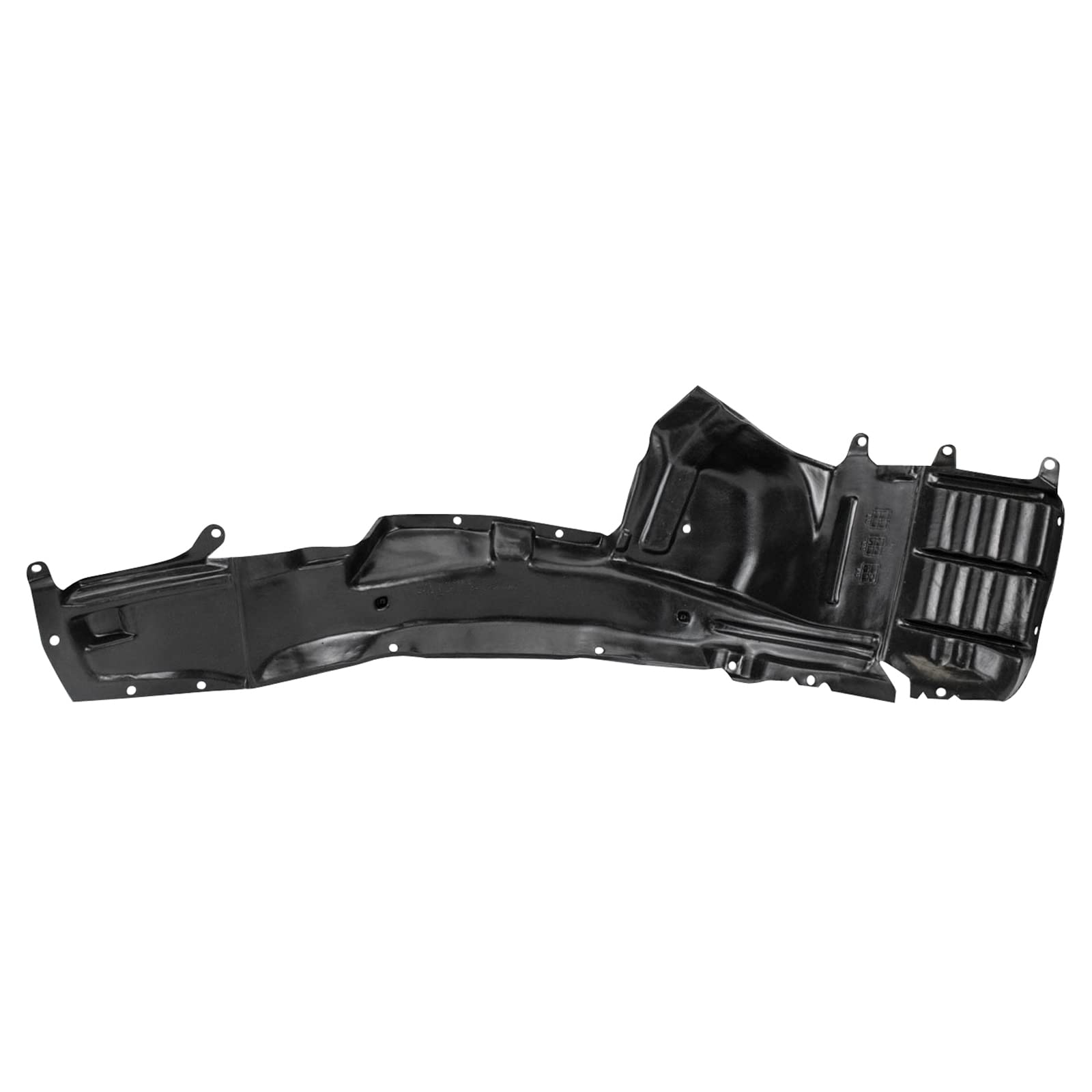 Trq Inner Fender Liner Set Compatible With 2002-2003 Mitsubishi Lancer Mi1248106 Mi1249106 Mi1251105