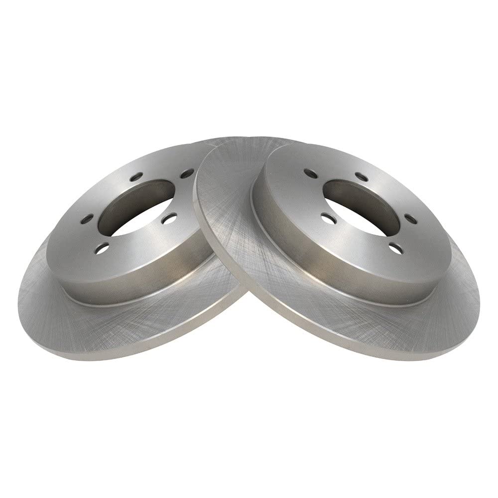 Trq Rear Brake Rotors Set Solid Compatible With 2002-2010 Ford Explorer 2007-2010 Explorer Sport Trac Mercury Mountaineer