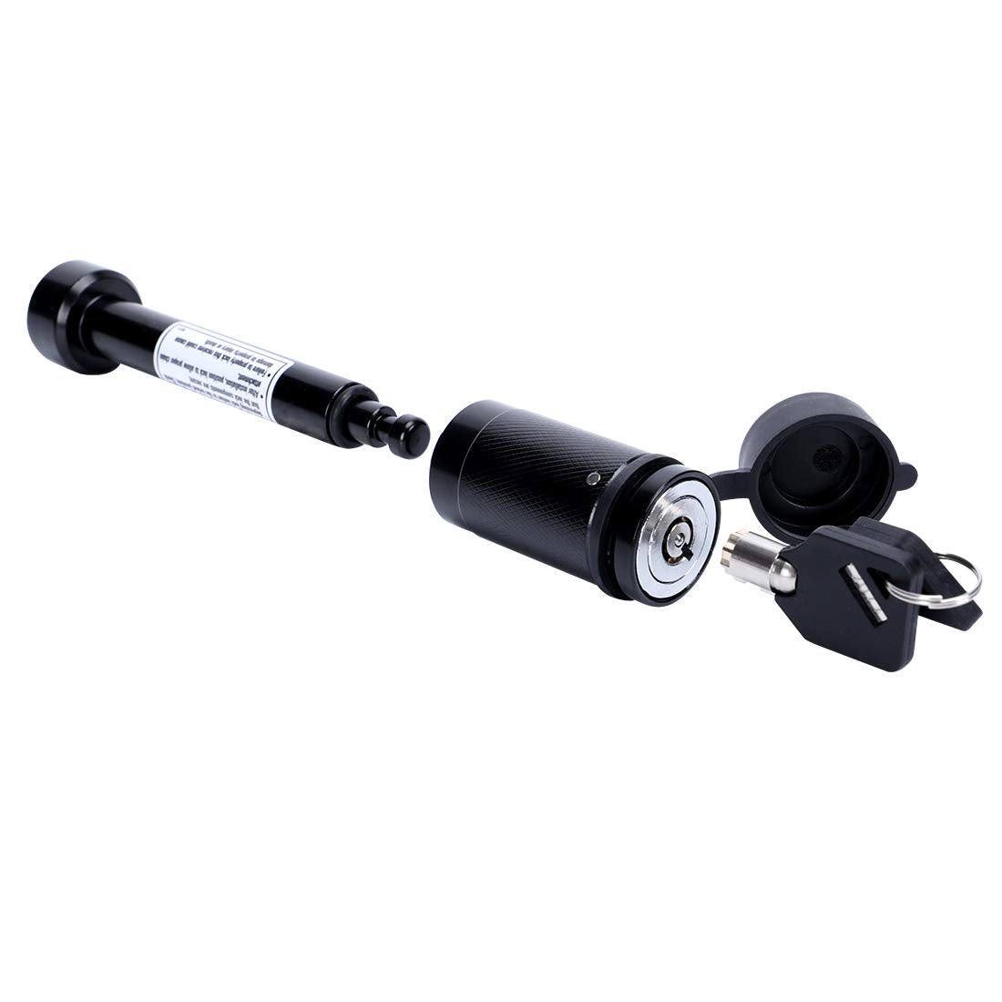 Maxxhaul 50232 5/8'' Dogbone Hitch Receiver Lock, 2'' & 2-1/2'' Receiver, Black