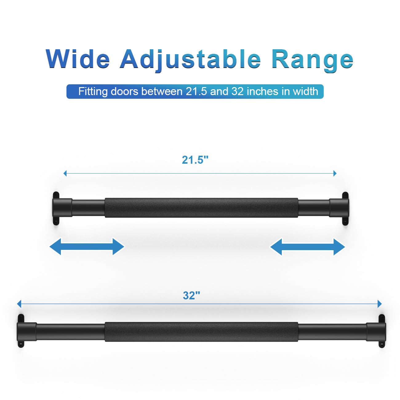Safoner RV Screen Door Support Bar Handle with Metal Base | Adjustable 21.5-32 Length| Camper Door Accessories for Travel Tr