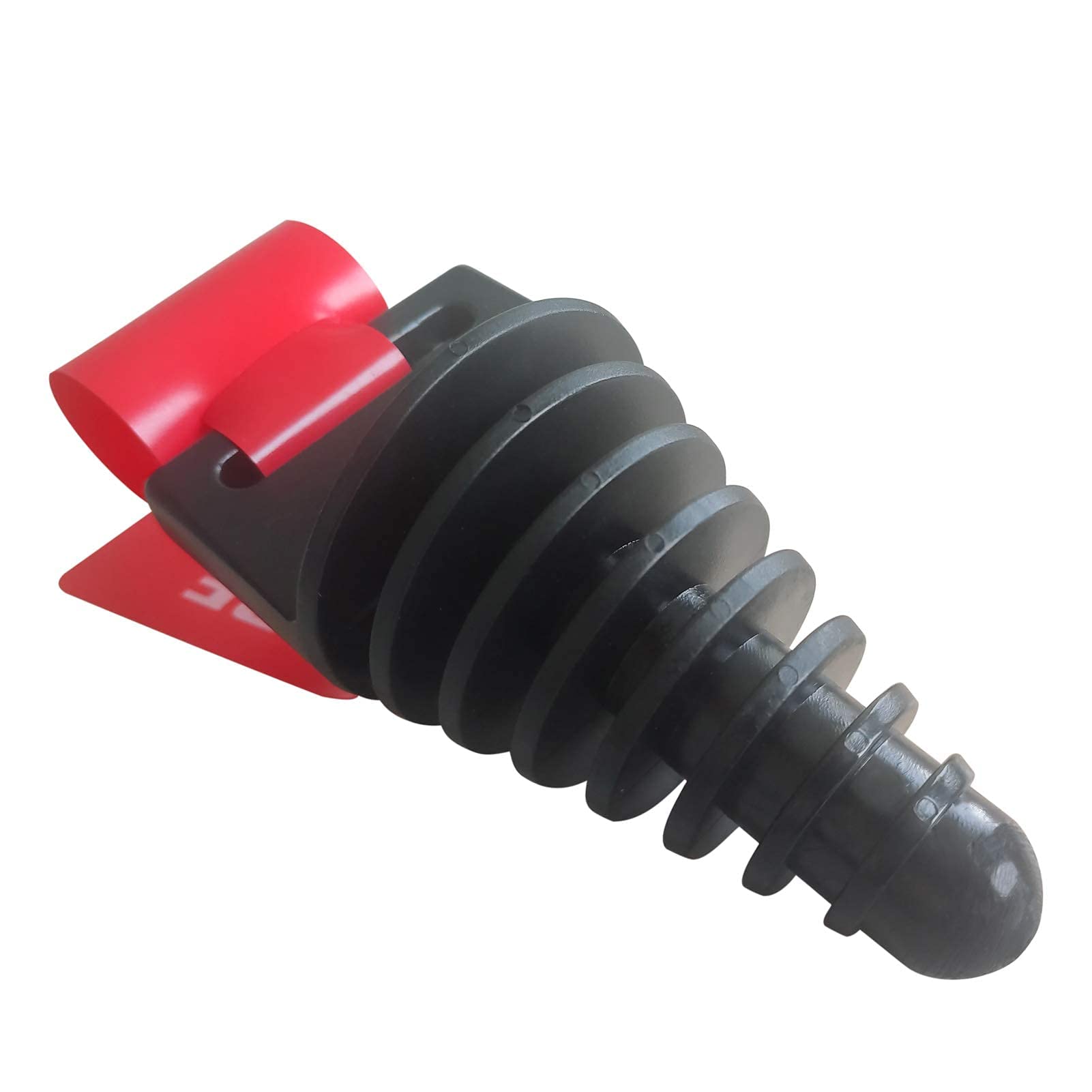 Nachee Dirt Bike Accessories Muffler Exhaust Tail Pipe Plug, Wash Plug With Streamer For 2 And 4 Stroke Motorcycle Dirt Bike Atv, Black Rubber Exhaust Silencer