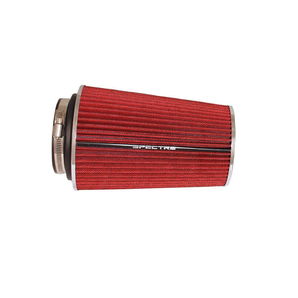 Spectre Performance SPE-9732 Universal Clamp-On Air Filter: Round Tapered; 3 in/3.5 in/4 in (102 mm/89 mm/76 mm) Flange ID; 8.75