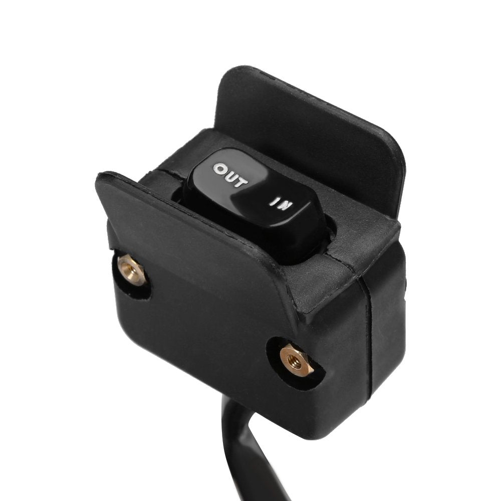 12V Winch Rocker Thumb Switch With Mounting Bracket Handle Bar Control Switch For Kfi, Warn, Ramsey, Superwinch, Champion, Venom, Badland Etc.