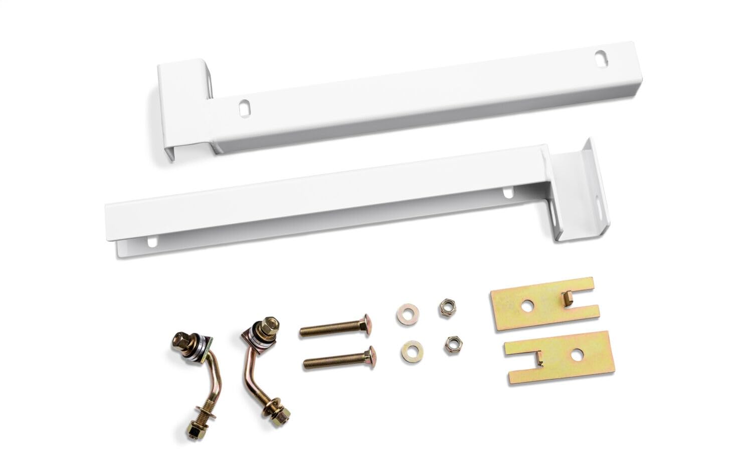 Realtruck Backrack Hardware Kit For Use W/ 21'' Toolbox, Low Profile, White, N | 30167Lpw | Fits 2019-2024 Dodge Ram 1500 Exclud