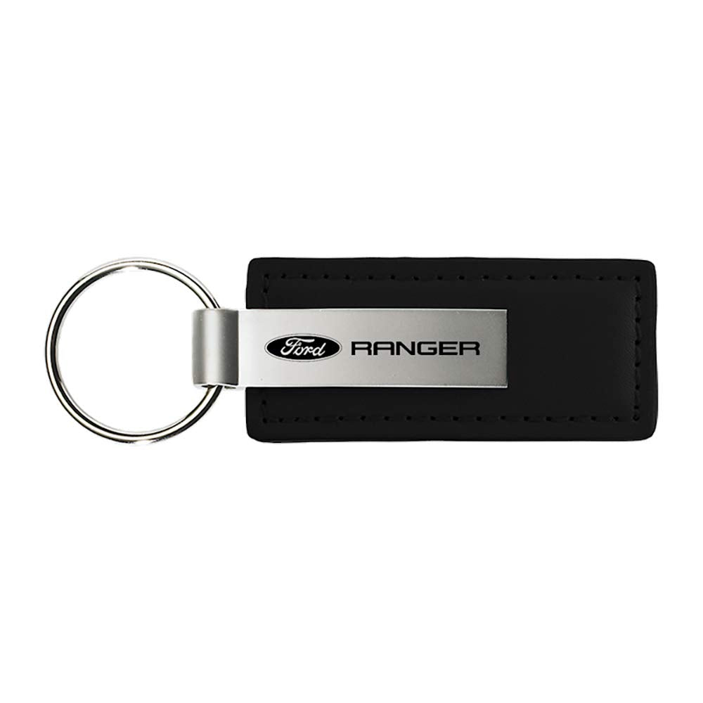 AuTomotive Gold, INC. Officially Licensed Black Leather Key Fob for Ford Ranger