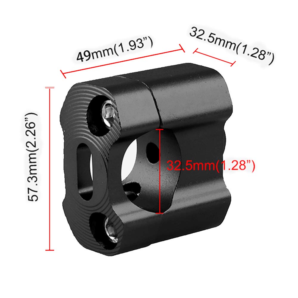 Motorcycle Handlebar Risers 1 1/8 inch 28mm or 7/8 inch 22mm Universal Handle Bars Mount Clamp Fit Harley Kawasaki Suzuki Yamaha