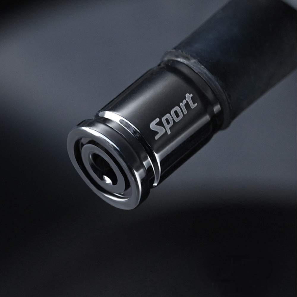 Dsycar 8 Pack Locking Tire Valve Caps , Anti Theft Design ,with O Rubber Ring, Universal Aluminum Tire Valve Stem Caps for Cars,