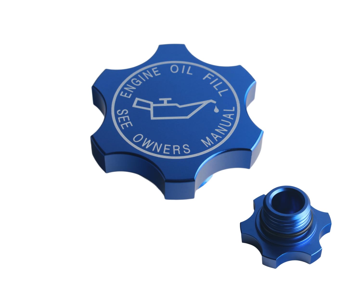 DEWHEL Aluminum Engine Oil Filler Cap W/O-ring Compatible with Chrysler Dodge Jeep Ram Mitsubishi Mini 1993-2020 Ref.Number 1011