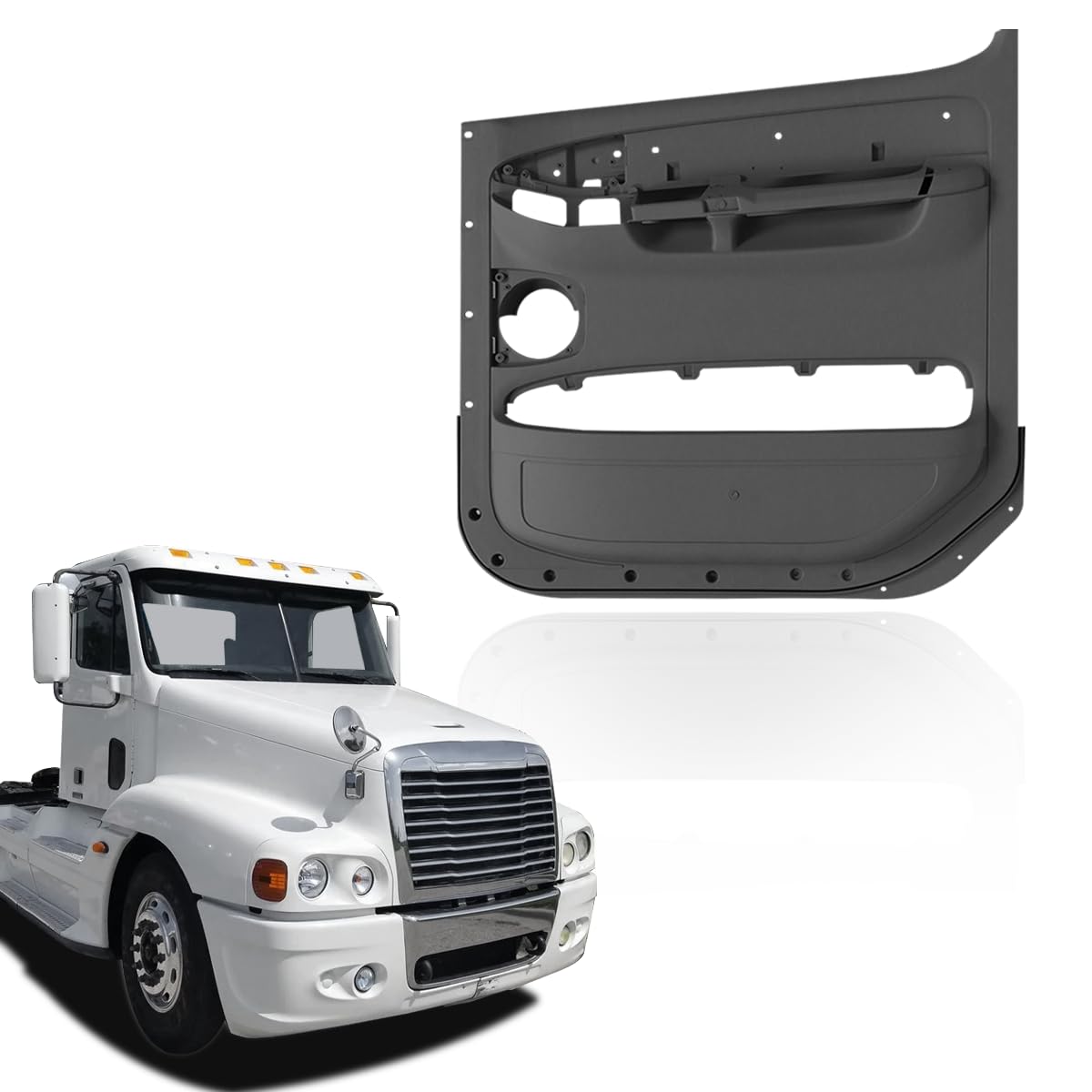 Left Cab Door Panel for Freightliner 1996-2010 Freightliner Century Columbia Trucks