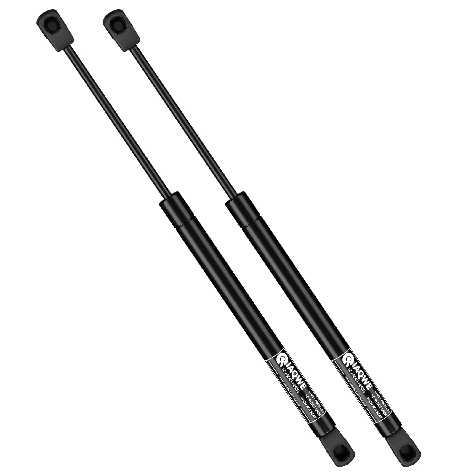 17' 120Lbs/534 N Gas Struts Shock For Leer Are Camper Shell Truck Topper Tonneau Cover Rv Bed Lift Custom Window Floor Hatch Lid Basement Door, 2 Pcs By Iaqwe