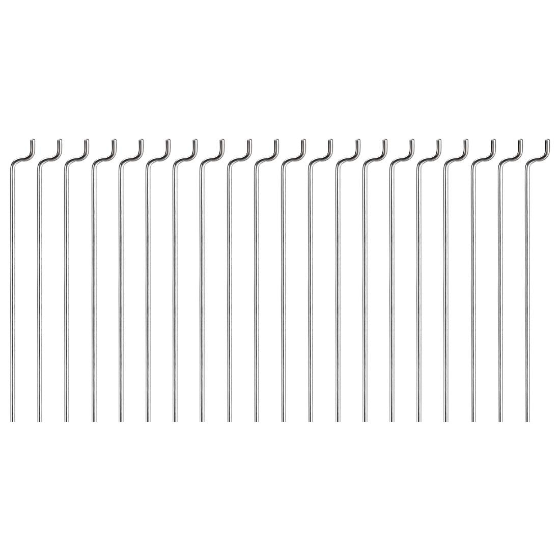 Uxcell 1Mm X 400Mm (15.7 Inch) Steel Z Pull/Push Rods Parts For Rc Airplane Plane Boat Replacement (Pack Of 20)