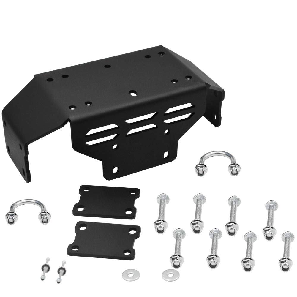 Winch Mounting Plate Bracket Kit Compatible With Honda Pioneer 500 2015-2023 Pioneer 520 2021-2023