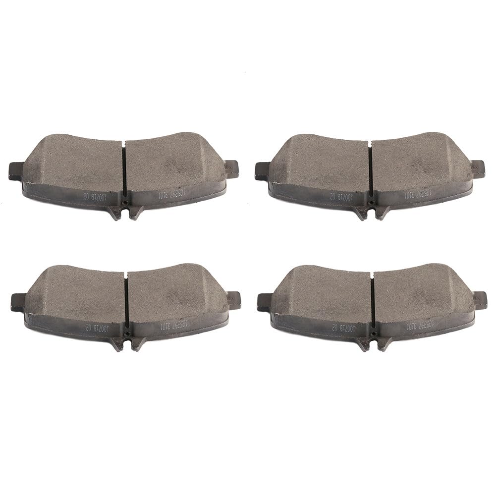 Cciyu D1406 Front Semi-Metallic Disc Brake Pads Kit For Mercedes-Benz Glk250 2013-2015,For Mercedes-Benz Glk350 2010-2015 4Pcs