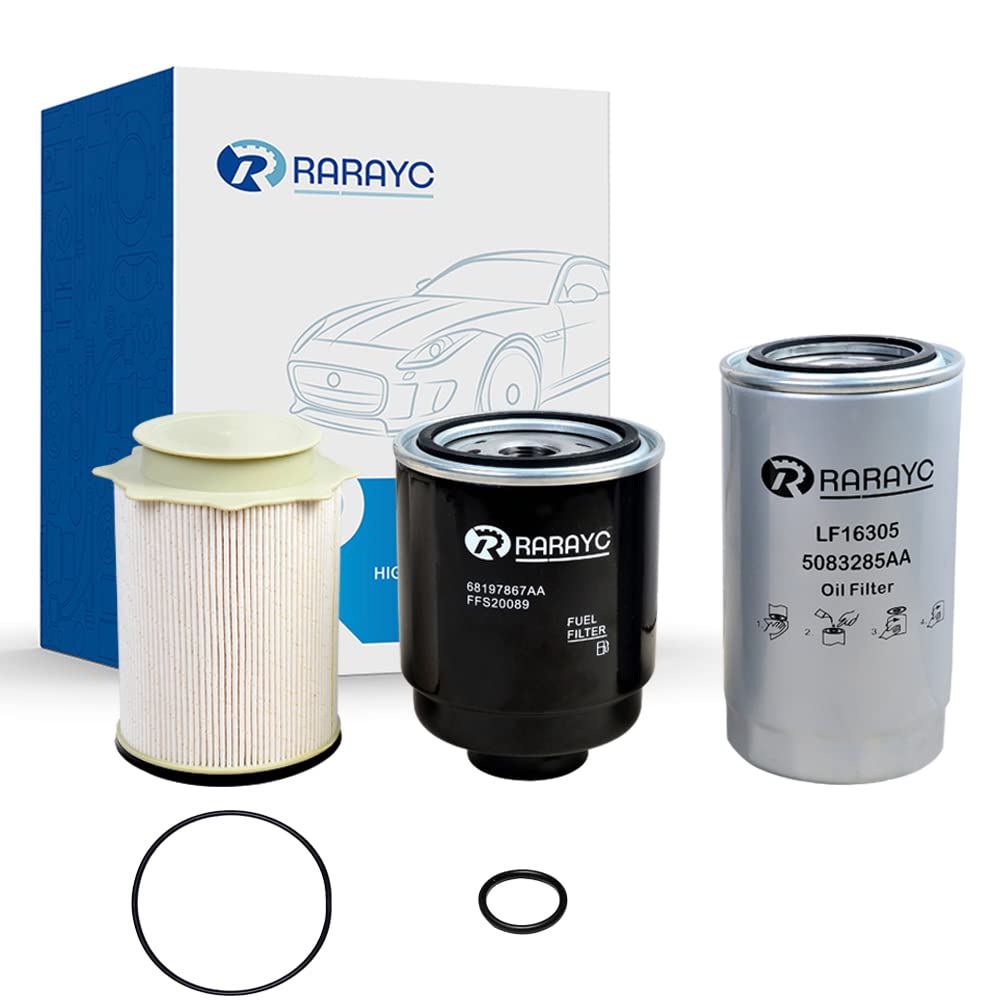 6.7L Cummins Fuel Filter Water Separator Set | Replacement For 2013-2018 Dodge Ram 2500 3500 4500 5500 6.7L | Replaces# 68197867