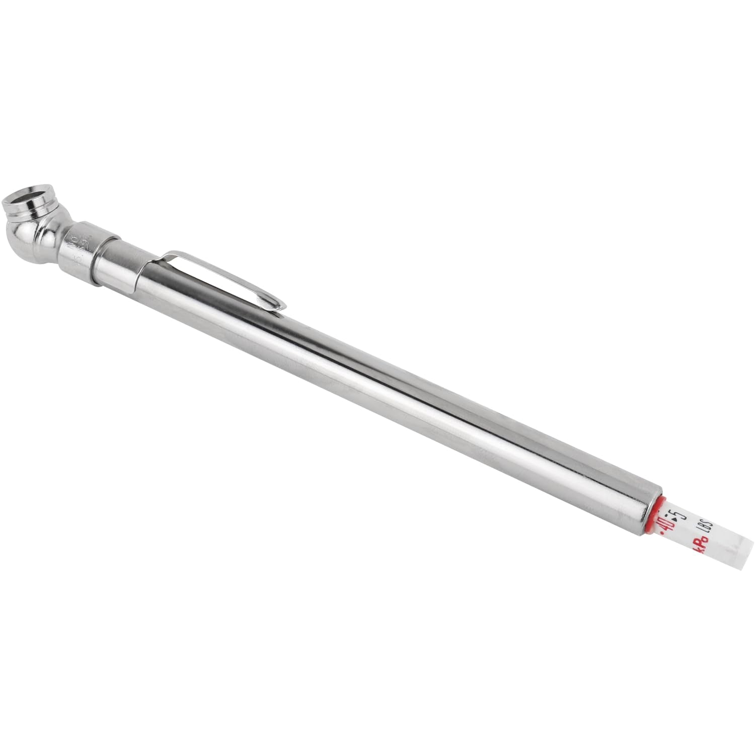 Milton S-921 Pencil Tire Pressure Gauge, Passenger Car, With Built-in Deflator Valve, Durable Plated Brass, Pressure Measured In