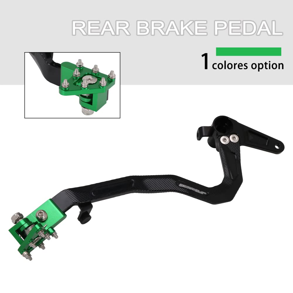 Jfg Racing Klx 110 Brake Pedal Foot Lever,Dirt Bike Folding Rear Brake Cnc Forging Aluminum Alloy For Klx110 Klx110L 2010-2023 G