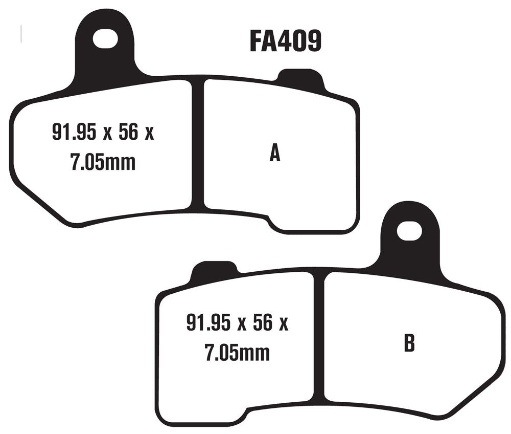 Ebc Brakes Ebpck1027 Complete Double-H Sintered Brake Pad Change Kit