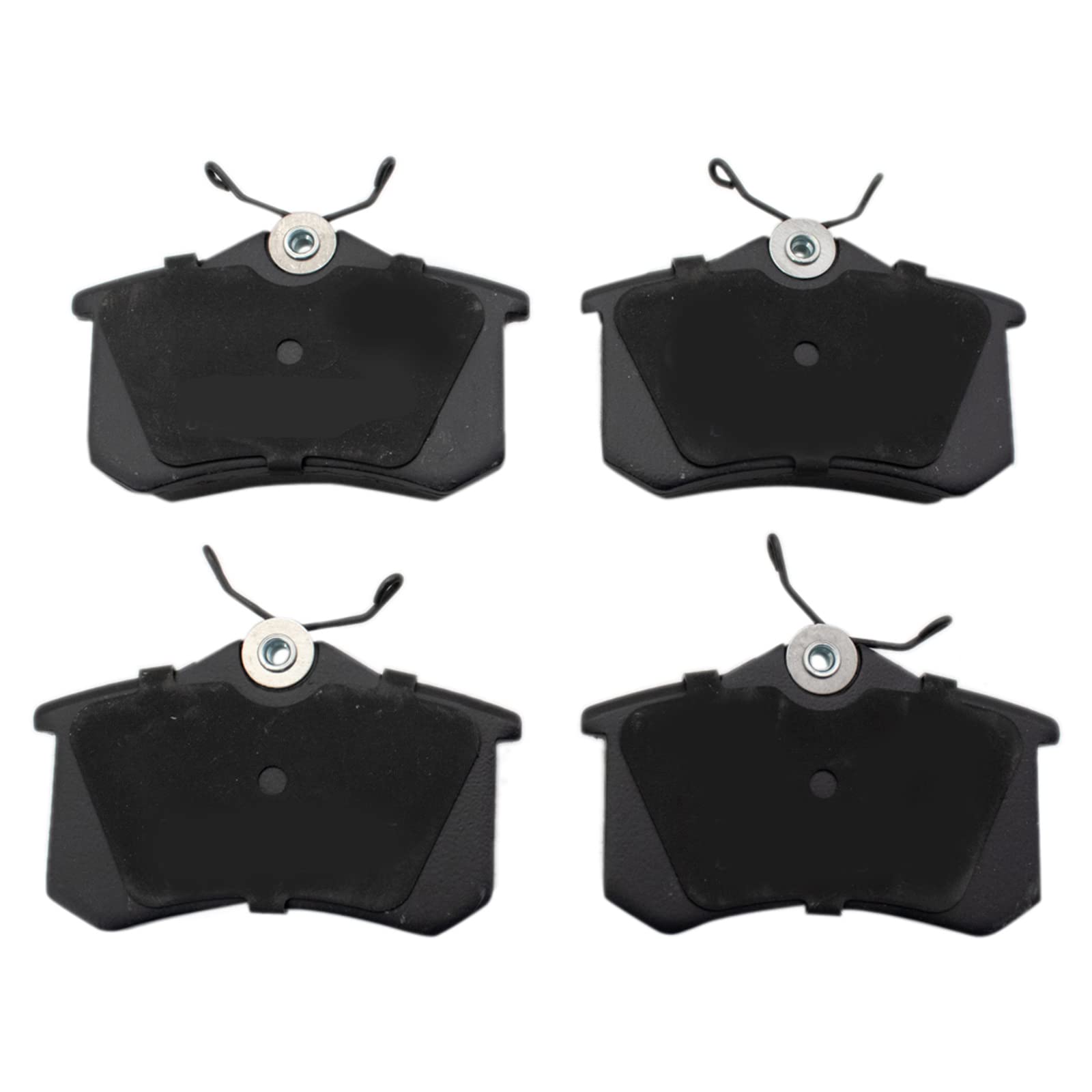 TRQ Rear Posi Ceramic Disc Brake Pad Kit Set for Audi Volkswagen