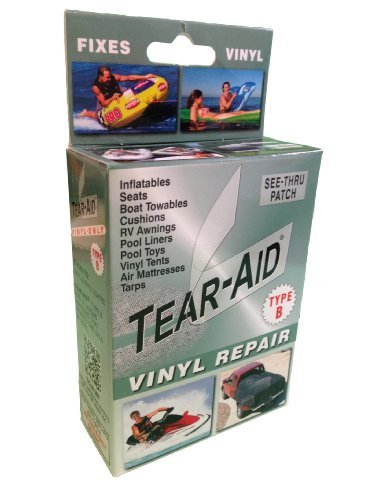 Tear-Aid Vinyl Repair Patch Kit 3 '' X 12 '' 7/8 '' X 7/8 '' 1-3/8 '' X 1-3/8 '' Type B Green