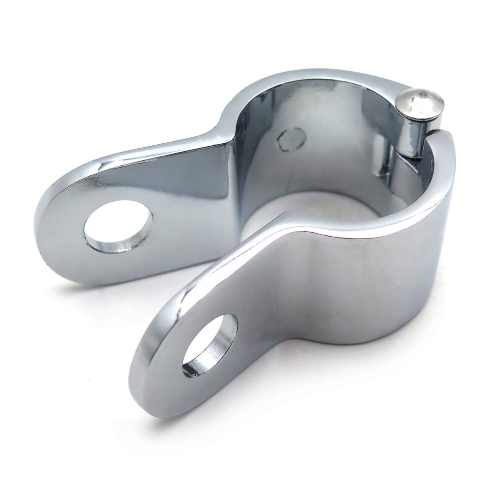 SMT-Chrome 1.25'' 1 1/4''Crash Bar Mount Longhorn Footpeg Clamps Replacement [B017QP796E]