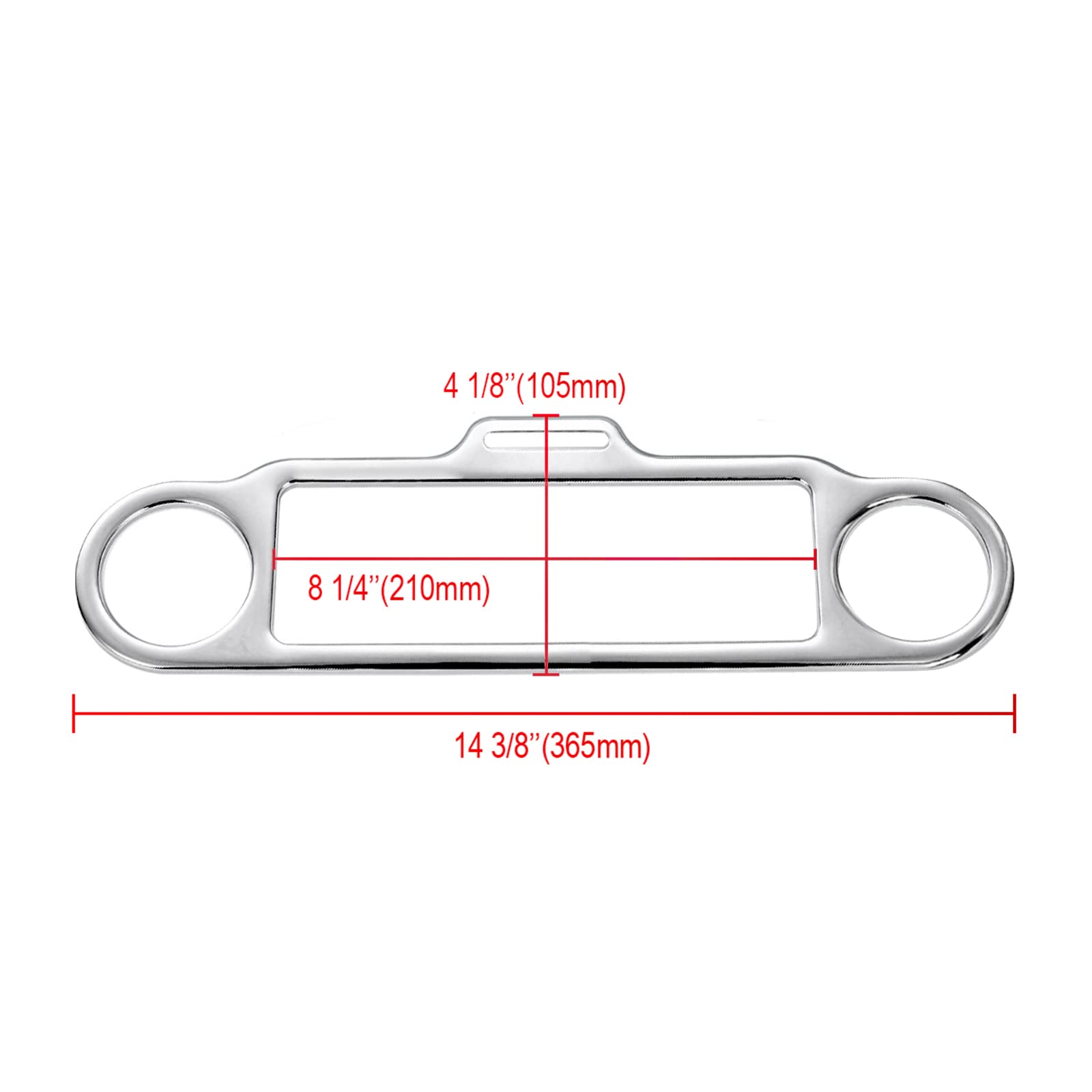 Chrome Stereo Accent Trim Loop For Harley Davidson Street Electra Glide Ultra Classic Touring 1986-2013